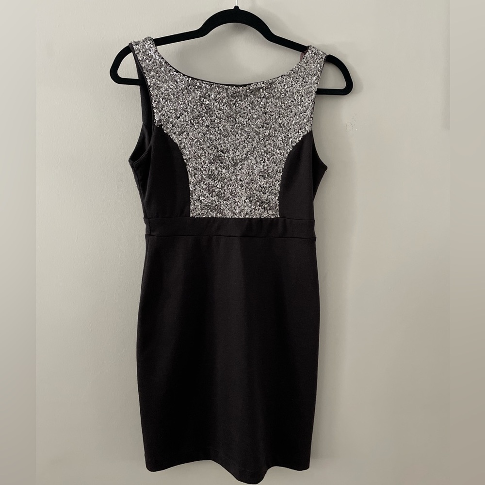 Shirt black dress with sequins size small